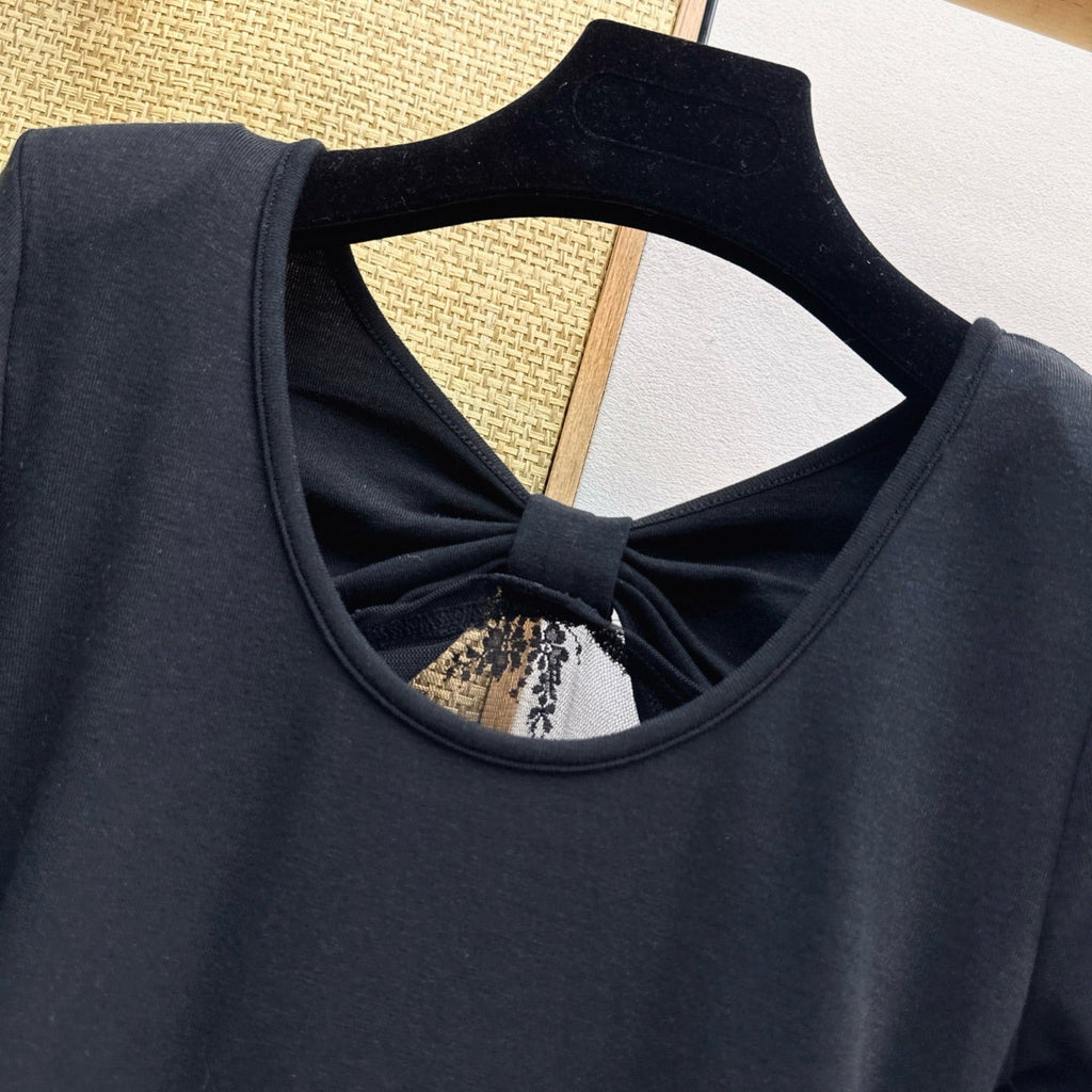 VALENTINO 26S LONG-SLEEVE LACE T-SHIRT STYLE 26