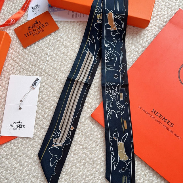 HERMES 26S SCARF 86 IN SILK 309595