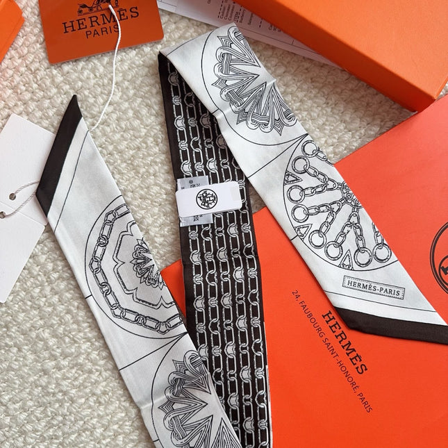 HERMES 26S SCARF 86 IN SILK 309606
