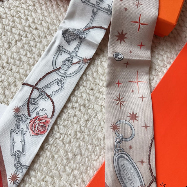 HERMES 26S SCARF 86 IN SILK 309618