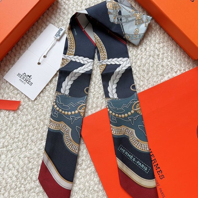 HERMES 26S SCARF 86 IN SILK 309619