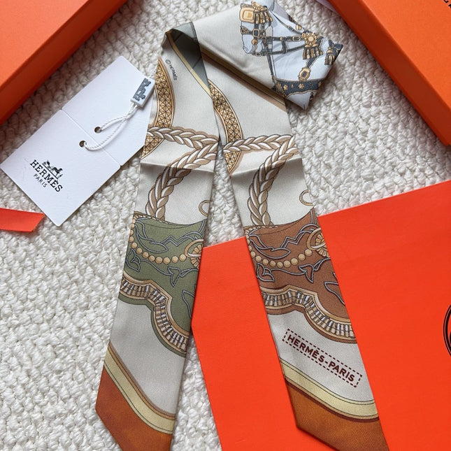 HERMES 26S SCARF 86 IN SILK 309622