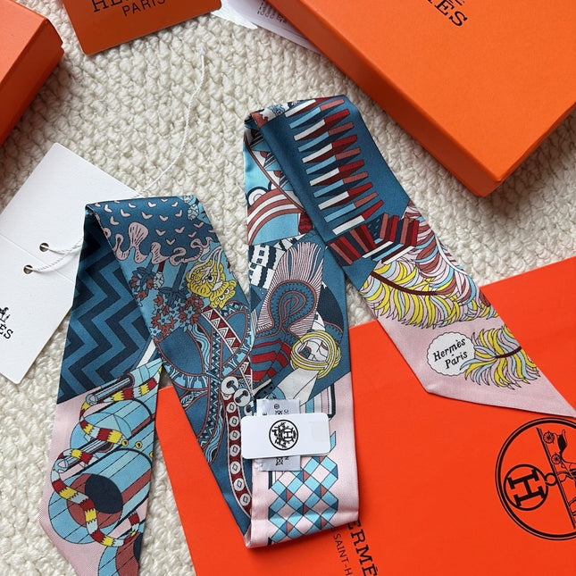 HERMES 26S SCARF 86 IN SILK 309626