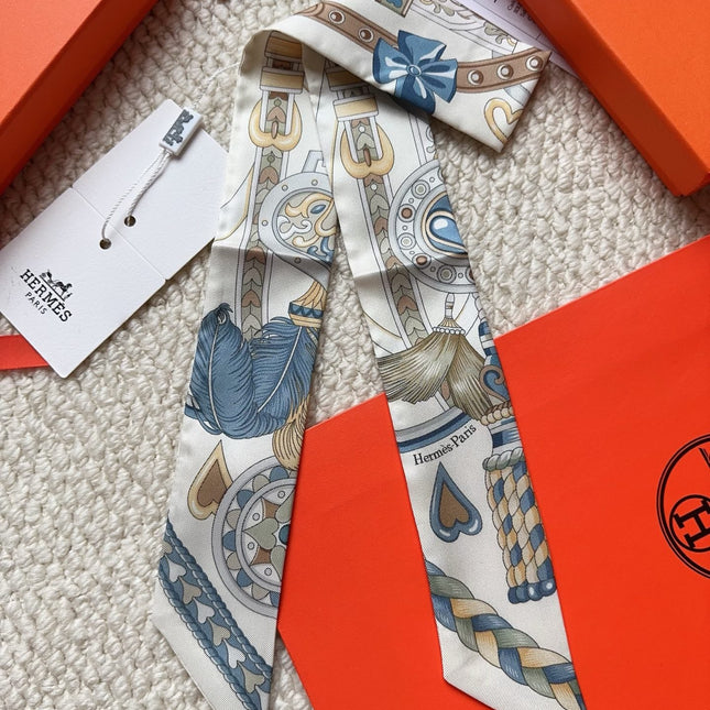 HERMES 26S SCARF 86 IN SILK 309639