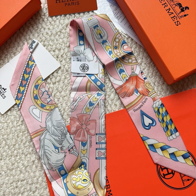 HERMES 26S SCARF 86 IN SILK 309642