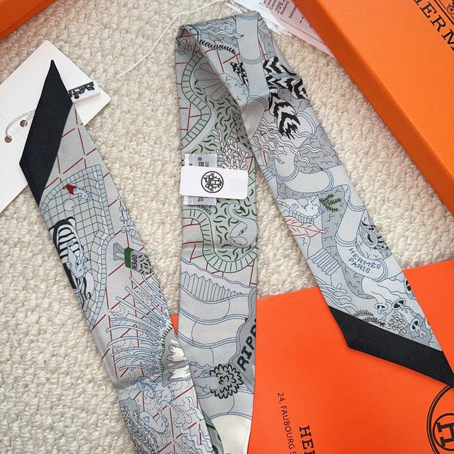 HERMES 26S SCARF 86 IN SILK 309649