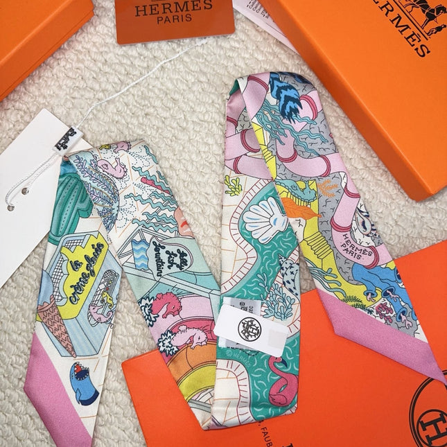 HERMES 26S SCARF 86 IN SILK 309652