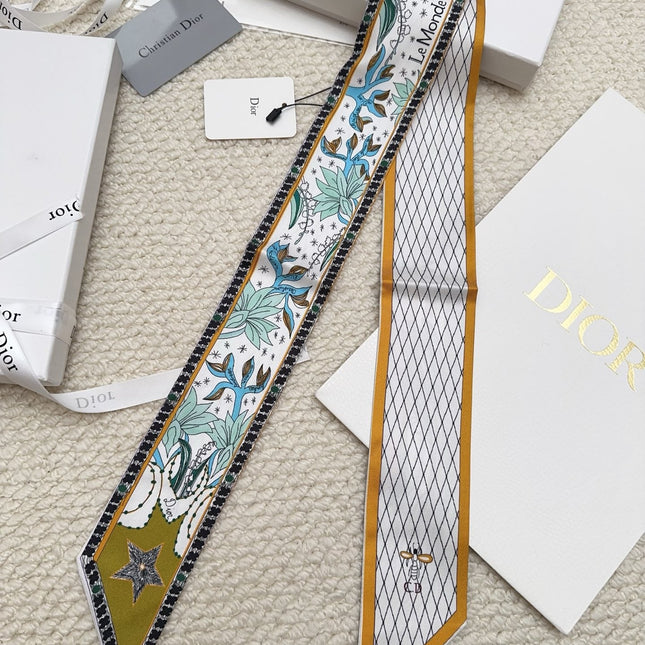 DIOR 26S SCARF 86CM IN SILK 311737