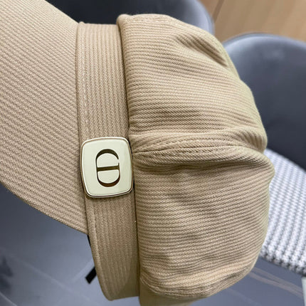 BAKER BOY HAT IN COSMIC LATTE BEIGE COTTON 429849