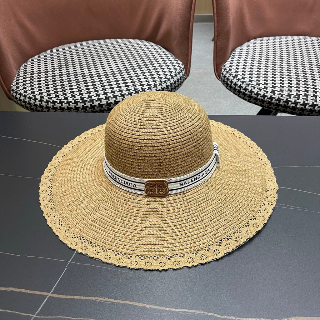 BALENCIAGA 26S WIDE-BRIMMED HAT STYLE 107