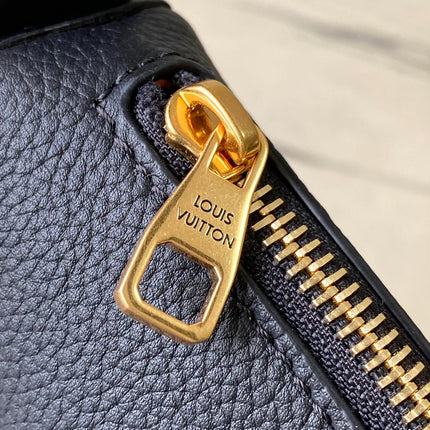 LOW KEY BUMBAG 28 IN BLACK CALFSKIN GOLD BUCKLE