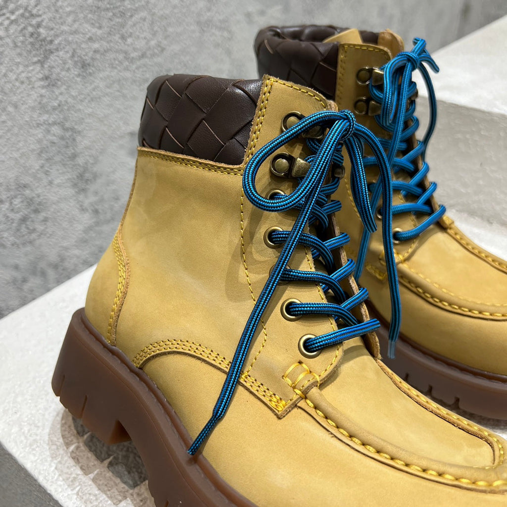 HADDOCK LACE-UP ANKLE BOOT IN CIDER BROWN SUEDE
