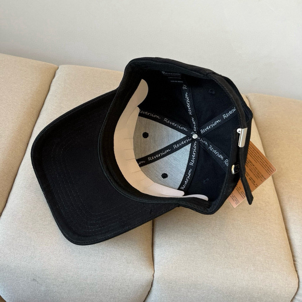 MIUMIU BASEBALL CAP IN BLACK KHAKI FABRIC STYLE 2