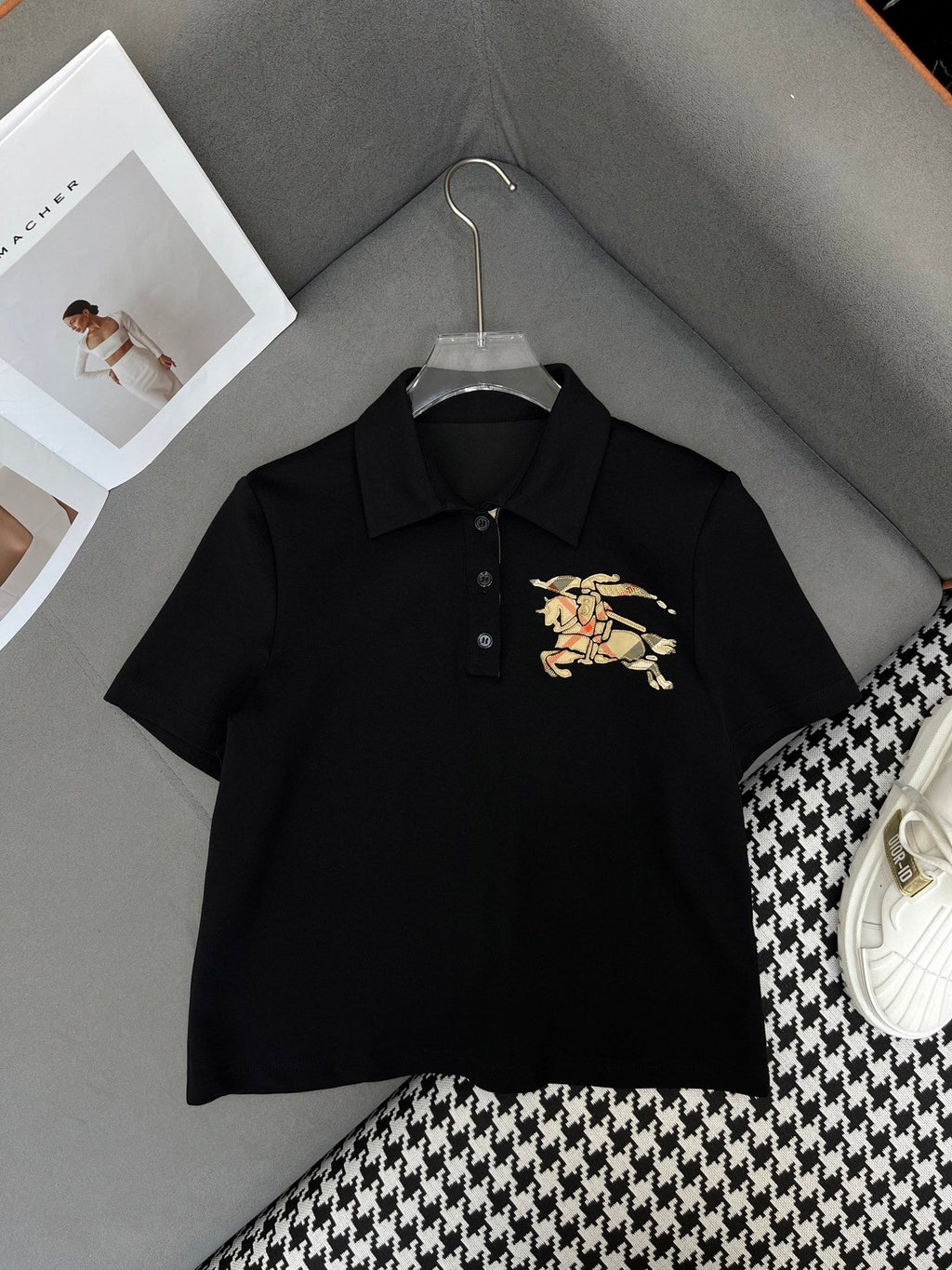 SHORT-SLEEVE EMBROIDERED LOGO POLO