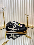 LOEWE 26S RUNNER 2.0 SNEAKERS IN BLACK FABRIC AND SUEDE