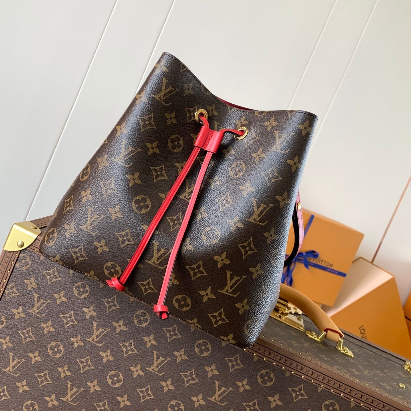 LV 26S GASTON BAG 26 IN BROWN MONOGRAM CANVAS STYLE 2