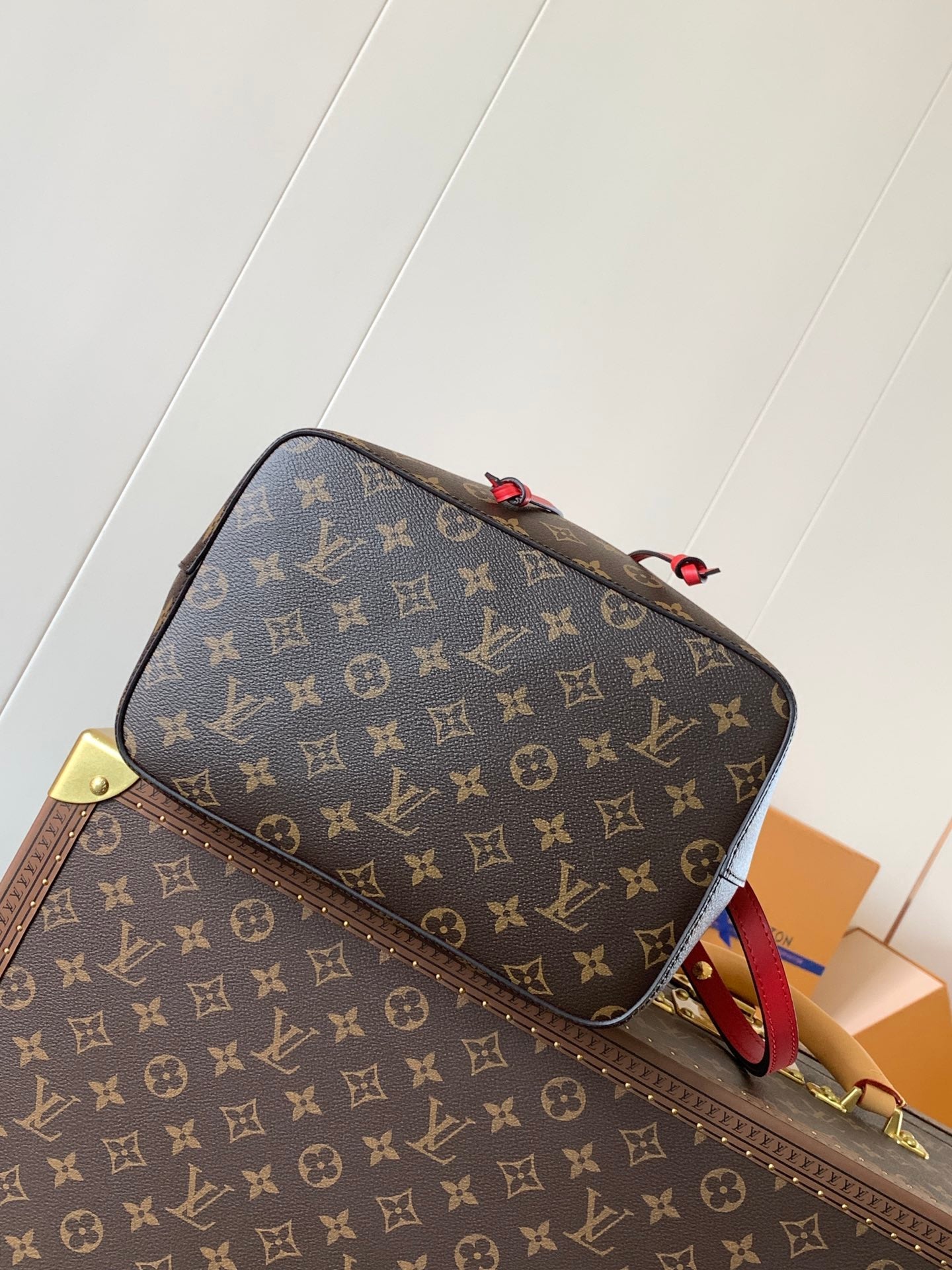 LV 26S GASTON BAG 26 IN BROWN MONOGRAM CANVAS STYLE 2