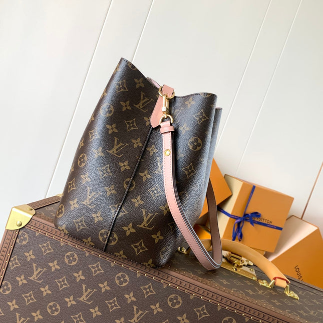 LV 26S GASTON BAG 26 IN BROWN MONOGRAM CANVAS STYLE 4