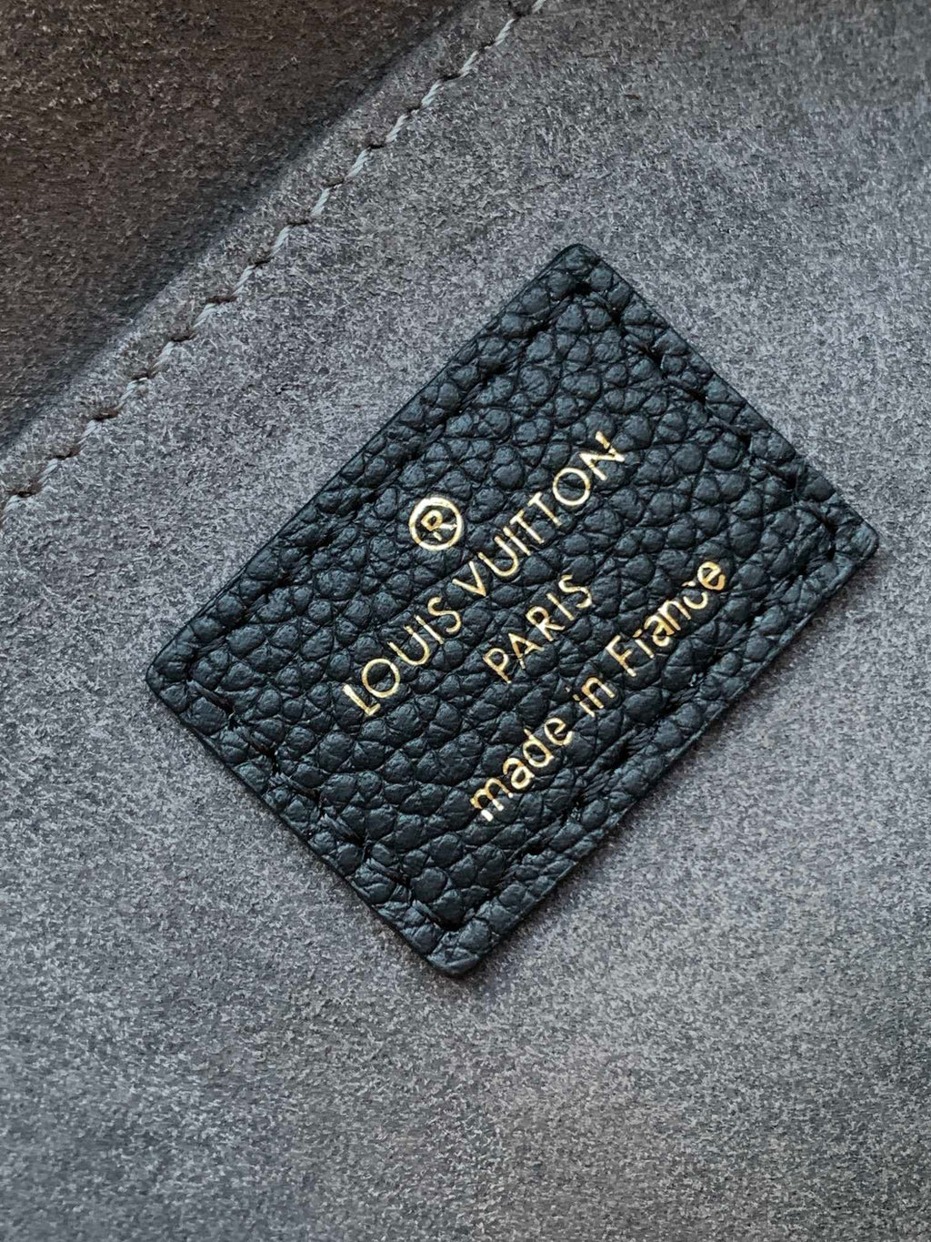 MADELEINE 30 IN BLACK MIX WHITE MONOGRAM CALFSKIN EMBOSSED LOGO