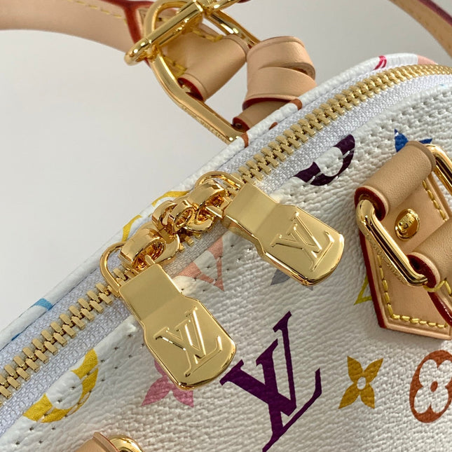 LV 26S ALMA BB BAG 23 IN WHITE MONOGRAM CANVAS