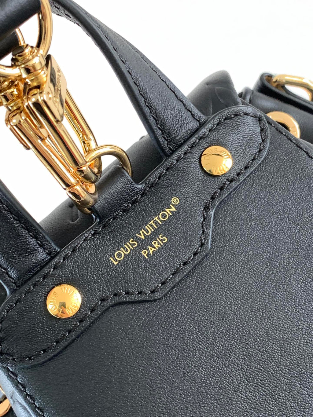 LV COUSSIN BACKPACK CRAFTED FROM 20 IN BLACK MONOGRAM CALFSKIN