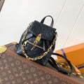 LV COUSSIN BACKPACK CRAFTED FROM 20 IN BLACK MONOGRAM CALFSKIN