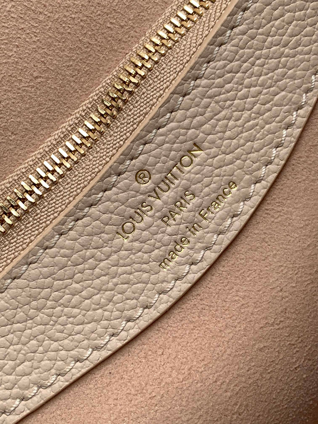 DIANE 23 IN LIGHT BEIGE MONOGRAM EMPREINTE LEATHER