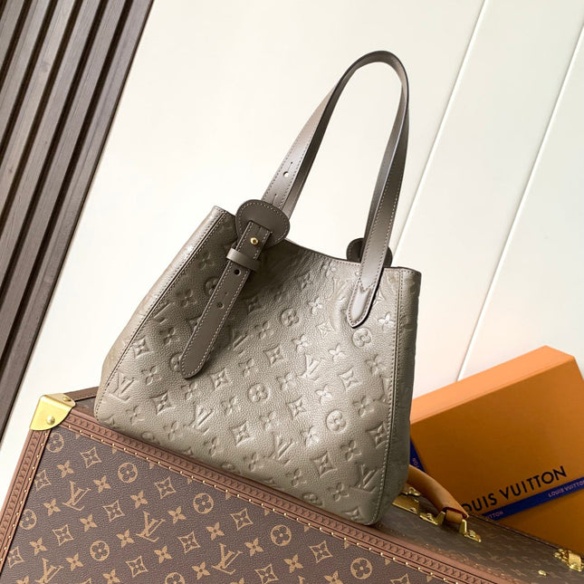 LV ALL IN ONE SHOULDER BAG 40 IN BROWN CALFSKIN