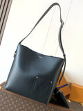 LV 26S VERSO HOBO BAG 33 IN BLACK CALFSKIN