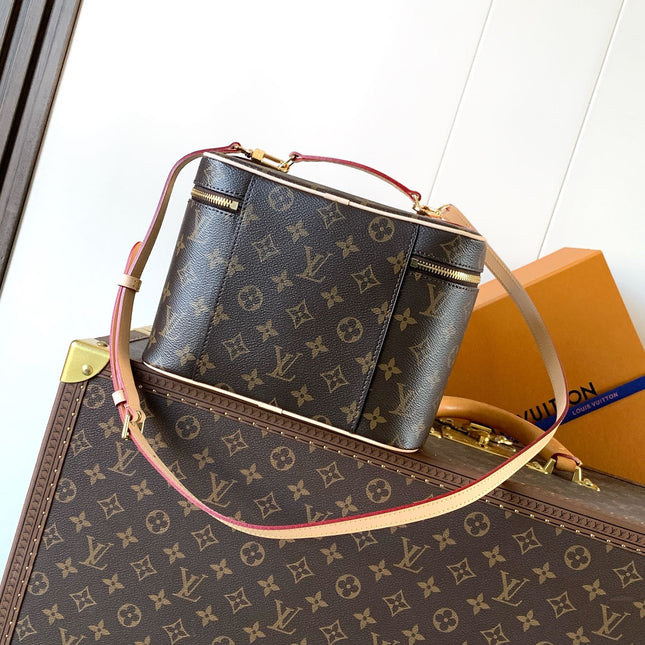 VANITY 24 IN BROWN MONOGRAM COATED CANVAS
