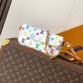 LV 26S WALLET ON CHAIN IVY 23 IN WHITE COATED CANVAS