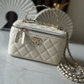 CHANEL 25S COCO CRUSH 17 IN CREAM CALFSKIN GOLD HARDWARE