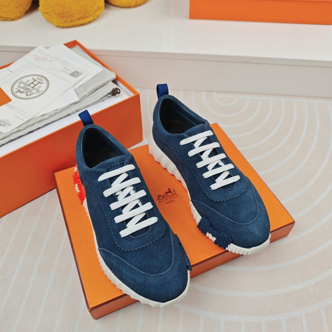 BOUNCING SNEAKERS DENIM CALFSKIN