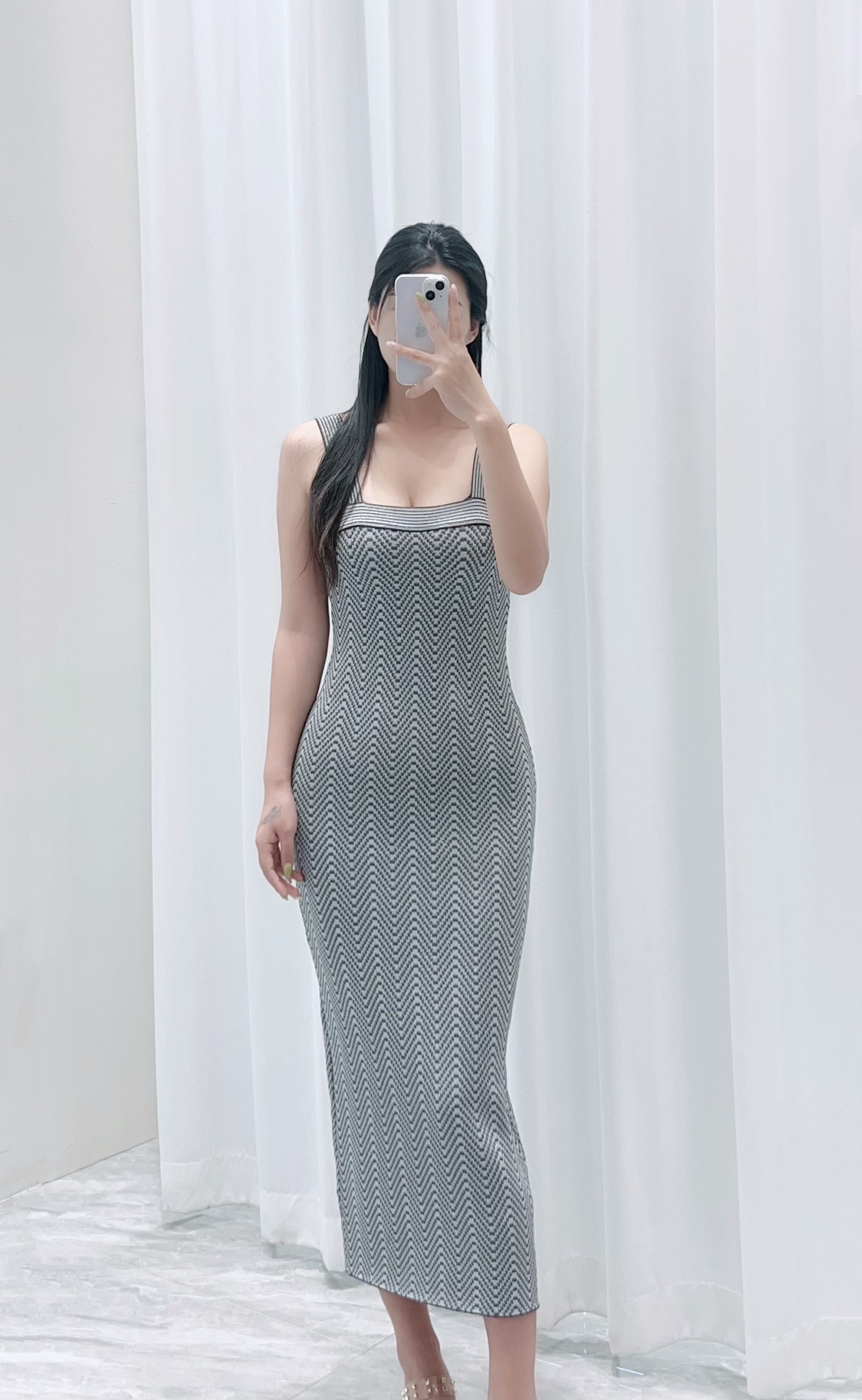 KNIT TOP AND STRAP DRESS SET 25250 STYLE 2