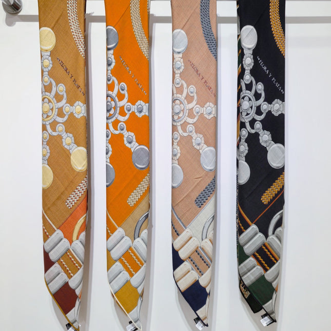 HERMES SCARF 140 IN SILK 134455