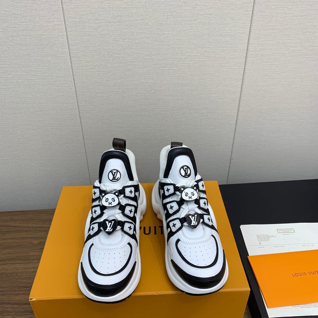 LV ARCHLIGHT SNEAKER BLACK MIX WHITE