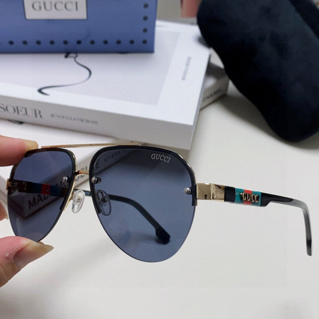 AVIATOR FRAME SUNGLASSES 570223 IN METAL