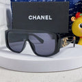SQUARE SUNGLASSES CH5495 IN BLACK ACETATE BLACK LENSES