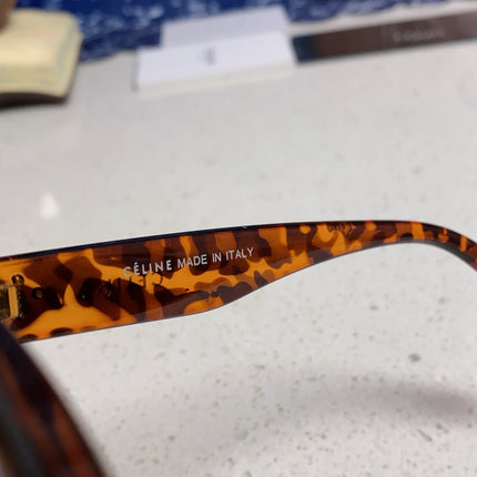 SQUARE SUNGLASS 575844 IN HAVANA ACETATE