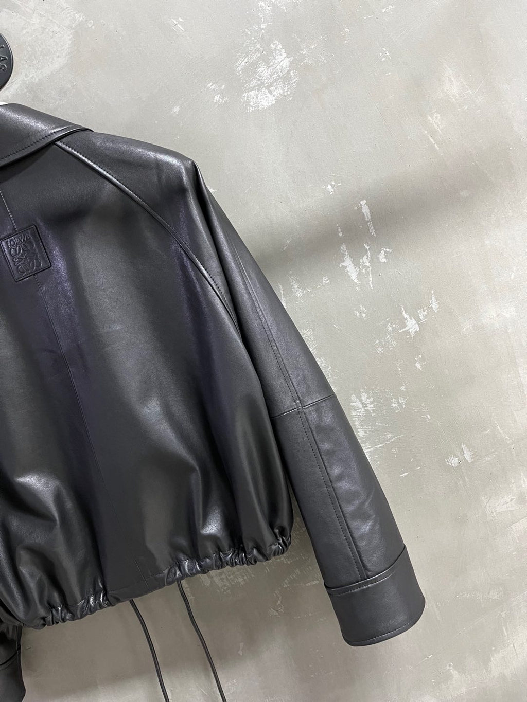 Loewe 2025 Leather Jacket Black Sheepskin