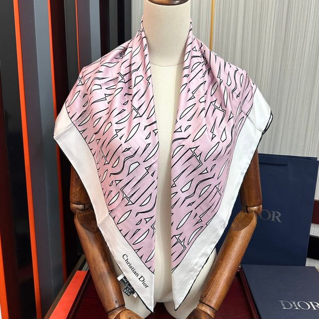 DIOR 26S SCARF 90CM IN SILK 307334