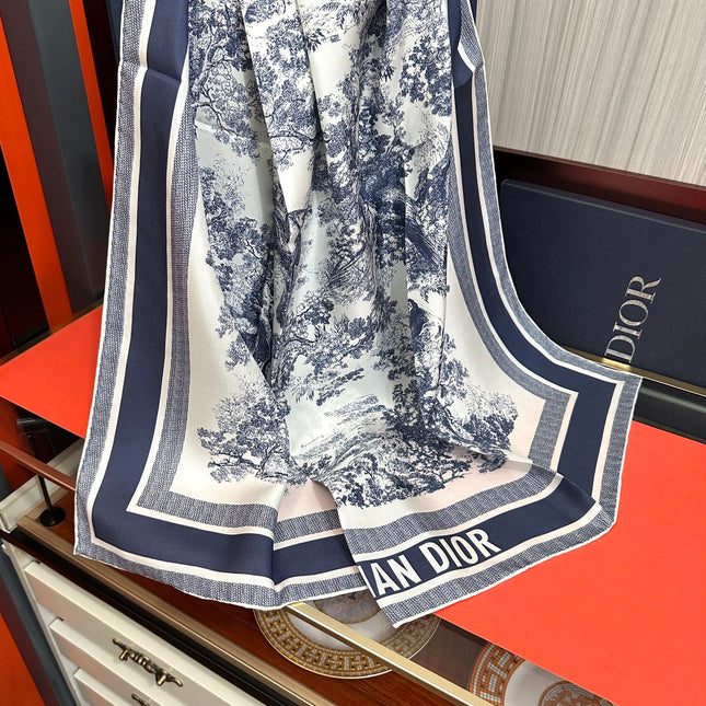 DIOR 26S SCARF 90CM IN SILK 313453