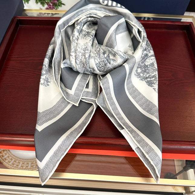 DIOR 26S SCARF 90CM IN SILK 313454