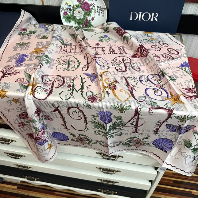 DIOR 26S SCARF 90CM IN SILK 312029