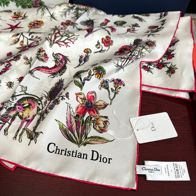 DIOR 26S SCARF 90CM IN SILK 312028