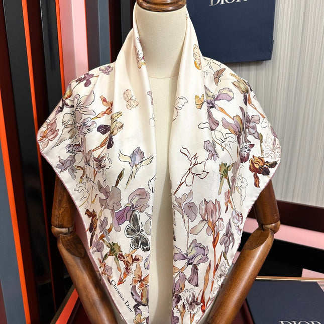DIOR 26S SCARF 90CM IN SILK 304666