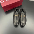 GUCCI 26S LOAFERS IN BLACK CALFSKIN