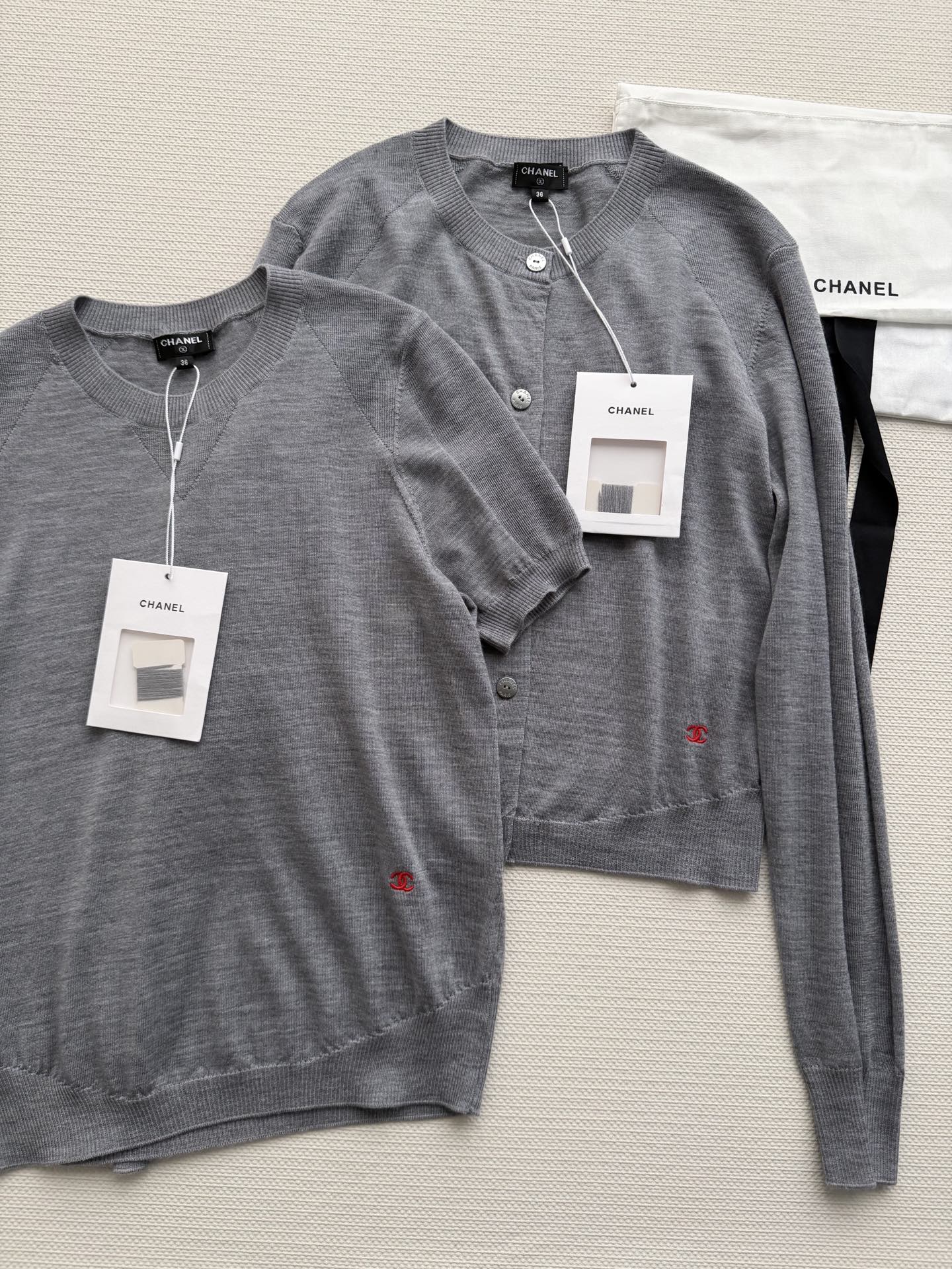 CHANEL 26S SHORT-SLEEVE KNIT TOP 917