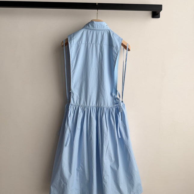 MIUMIU 26S SLEEVELESS SHIRT DRESS 1231
