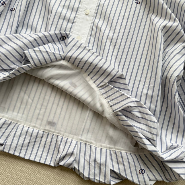 GUCCI 26S MANDARIN COLLAR SHIRT 324